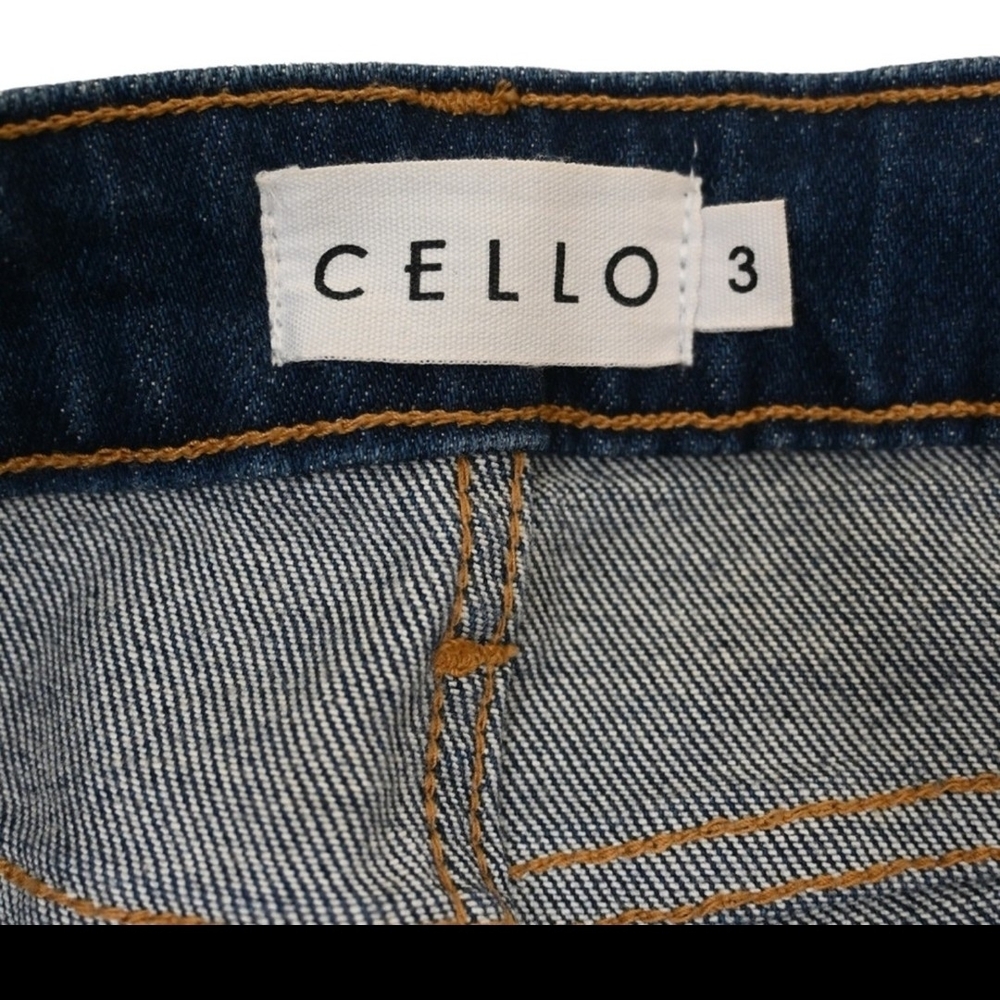 Cello Women's Flare Jeans - Dark Blue - Picture 3 of 7